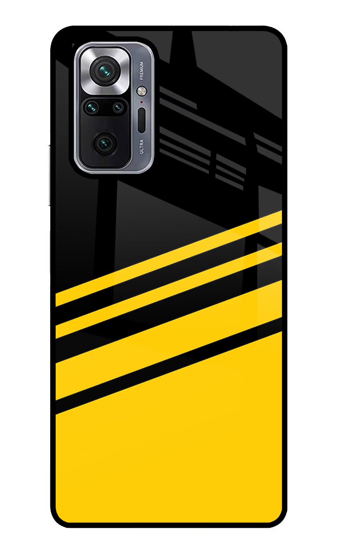 Yellow Shades Redmi Note 10 Pro Glass Case Back Cover by Casekaro