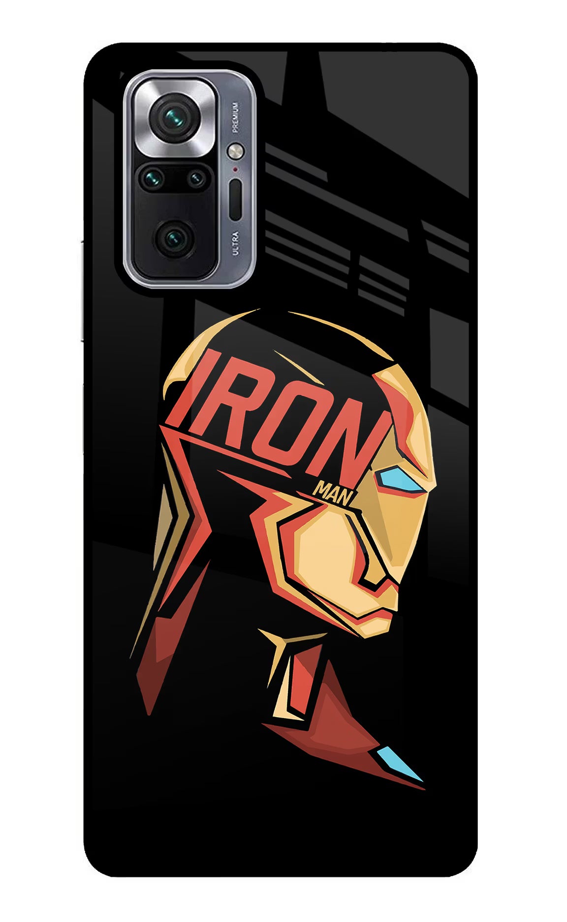 IronMan Redmi Note 10 Pro Glass Case Back Cover by Casekaro