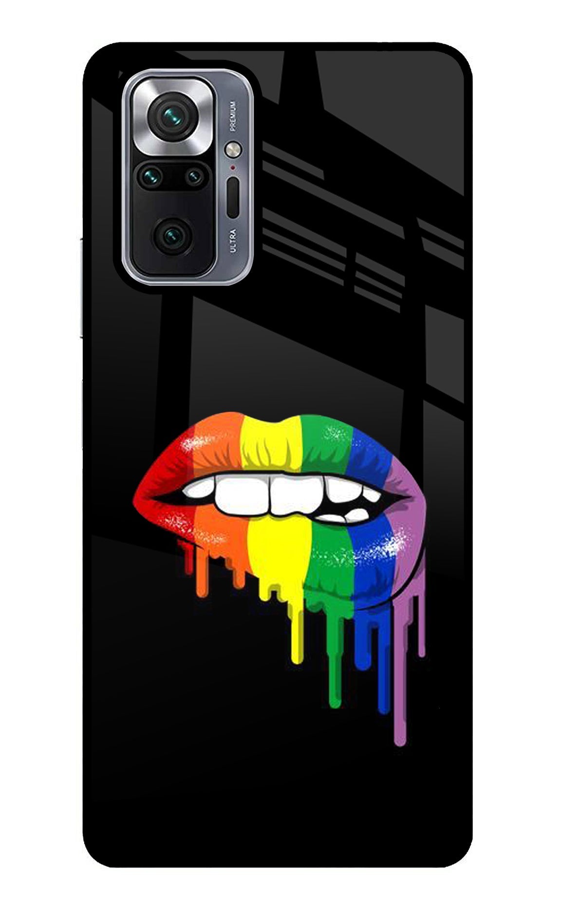 Lips Biting Redmi Note 10 Pro Back Cover