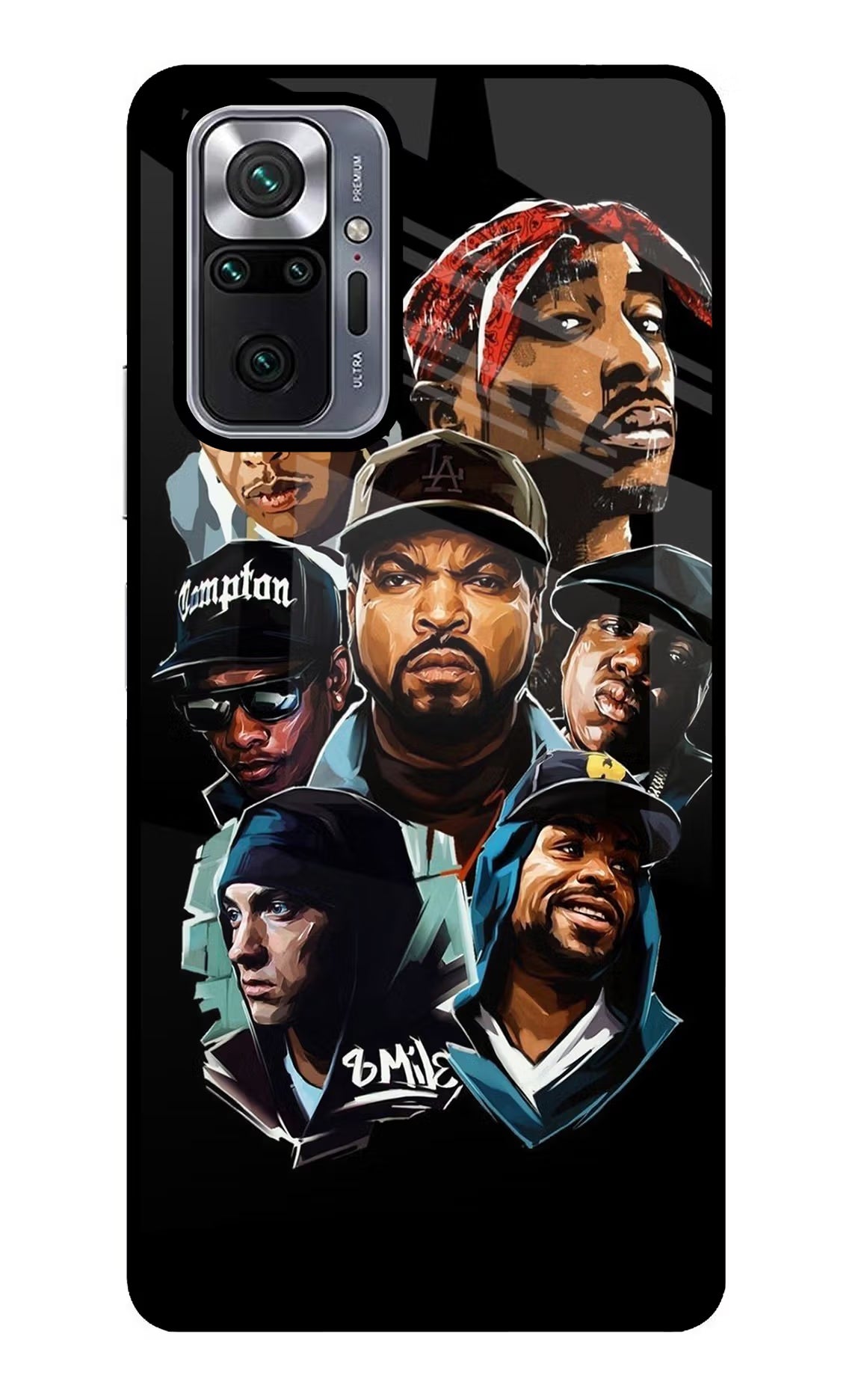 Rappers Redmi Note 10 Pro Glass Case Back Cover by Casekaro