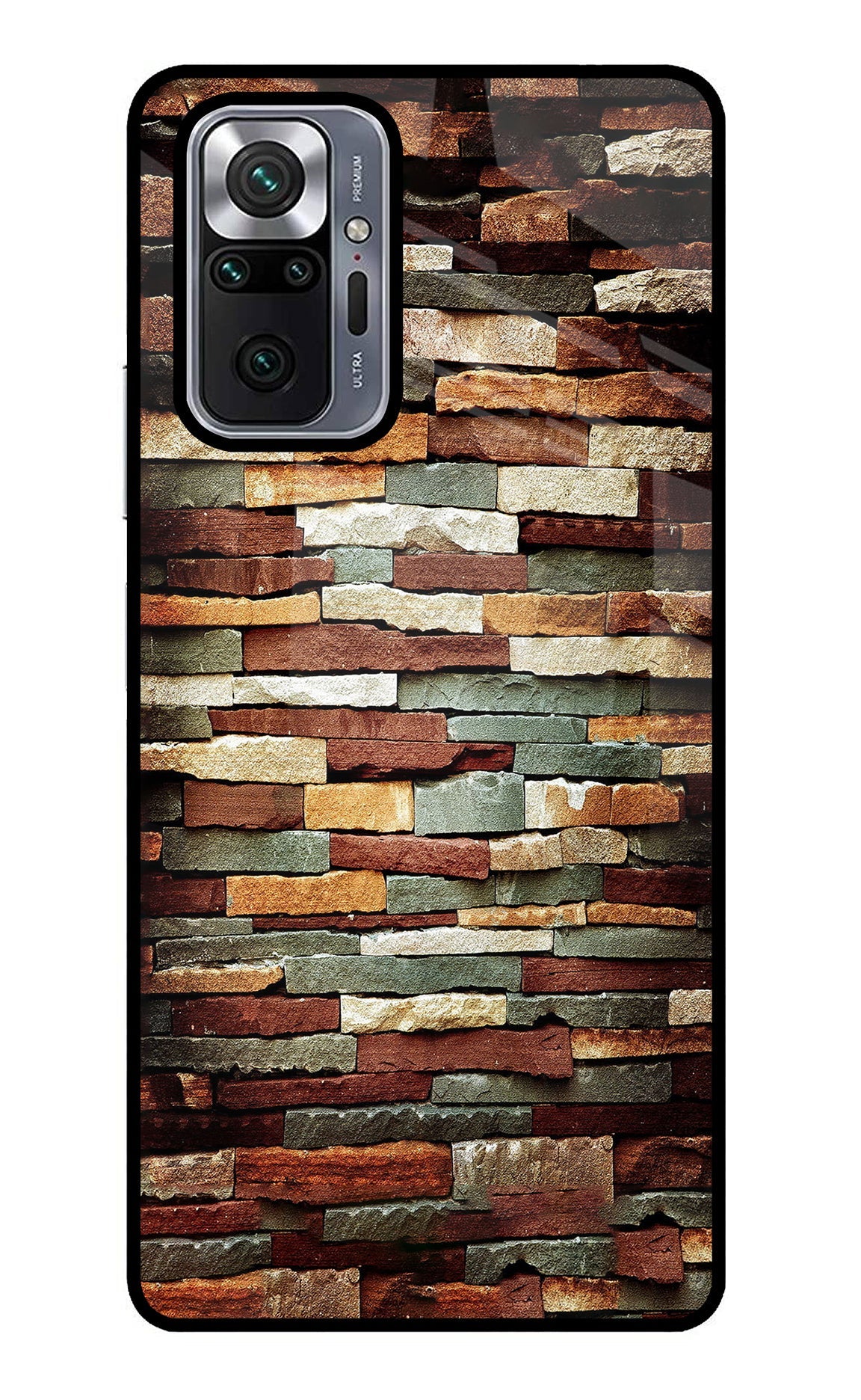 Bricks Pattern Redmi Note 10 Pro Back Cover