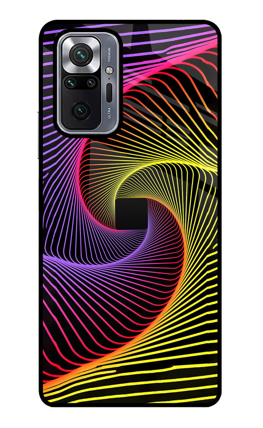 Colorful Strings Redmi Note 10 Pro Glass Case