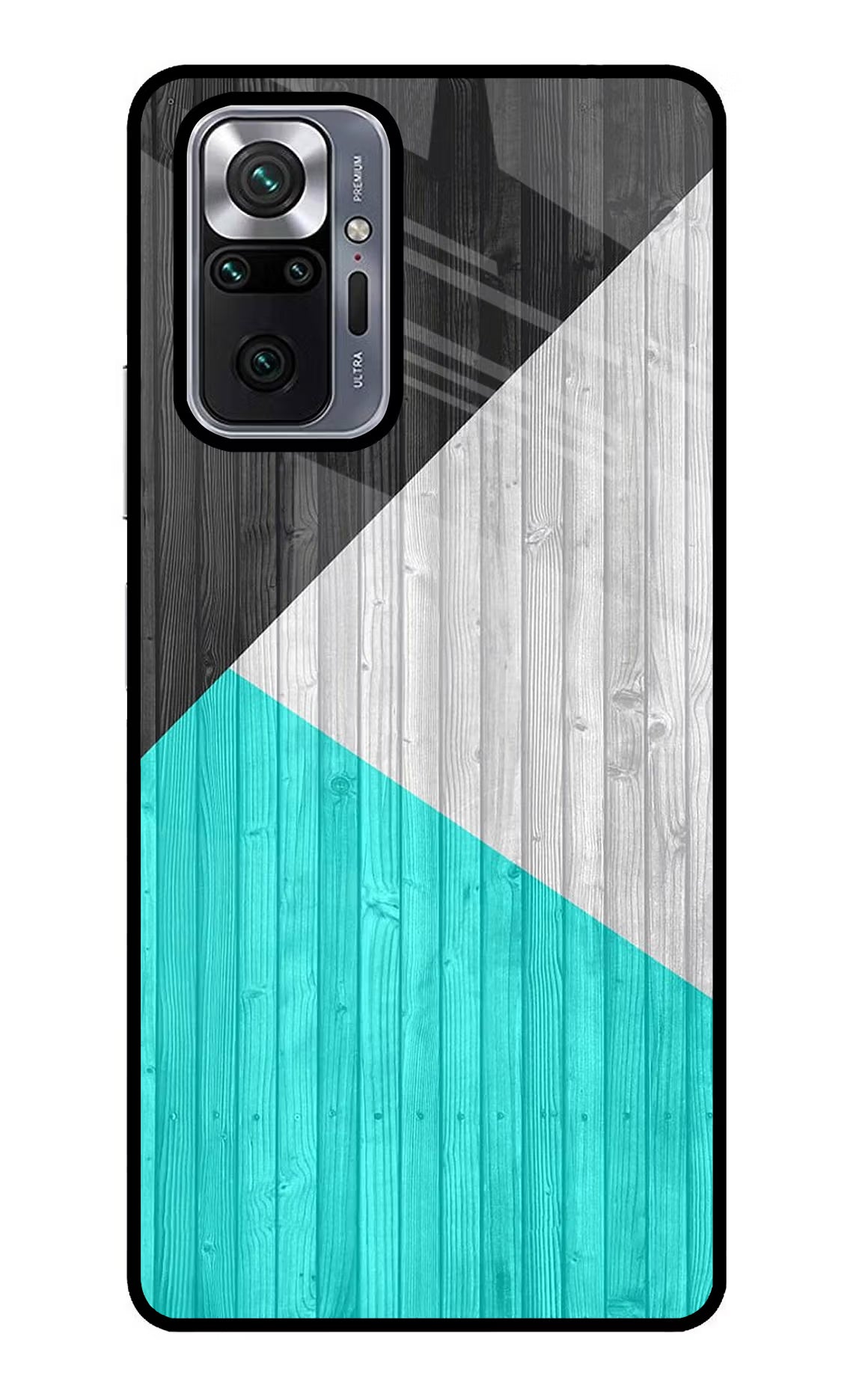 Wooden Abstract Redmi Note 10 Pro Glass Case Back Cover by Casekaro