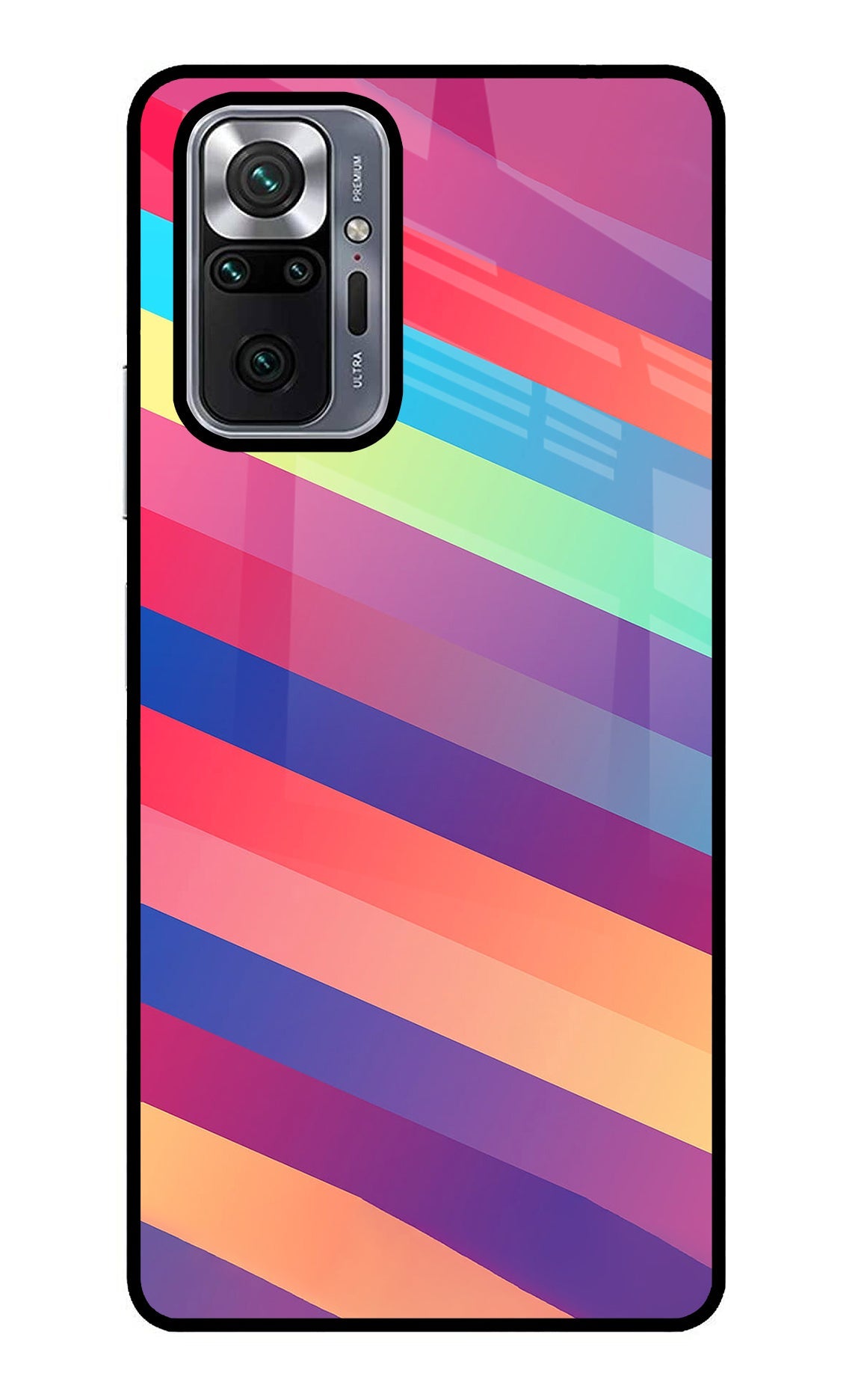 Stripes color Redmi Note 10 Pro Back Cover