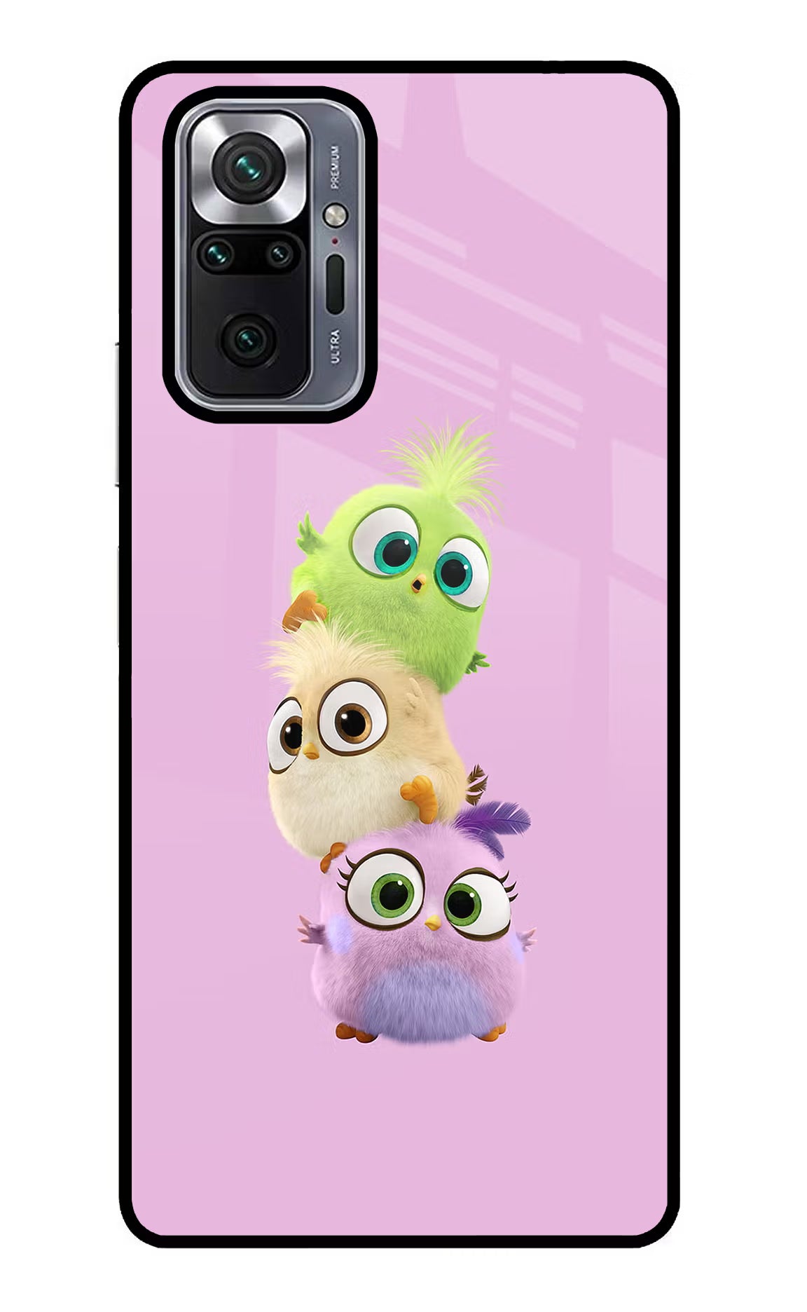 Cute Little Birds Redmi Note 10 Pro Glass Case Back Cover by Casekaro