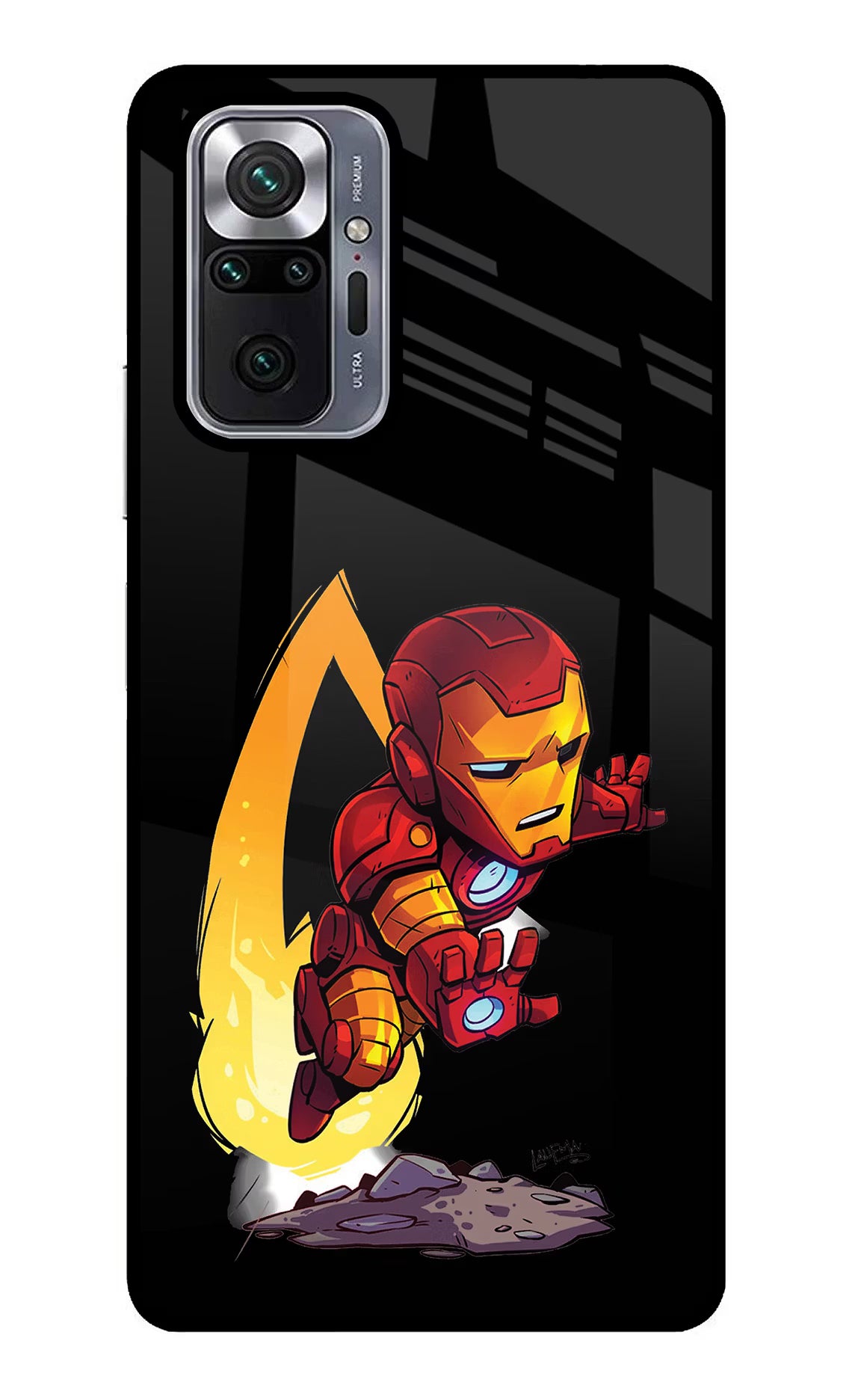 IronMan Redmi Note 10 Pro Glass Case Back Cover by Casekaro