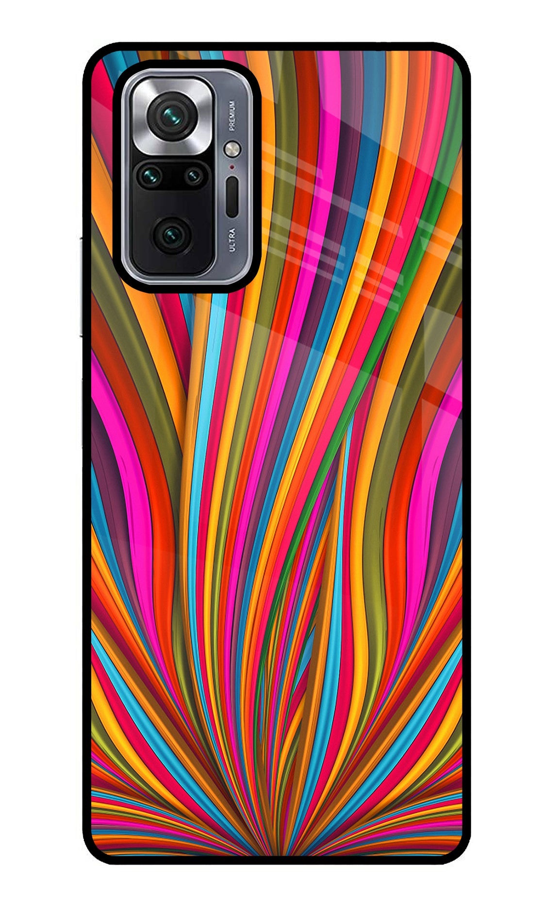 Trippy Wavy Redmi Note 10 Pro Glass Case