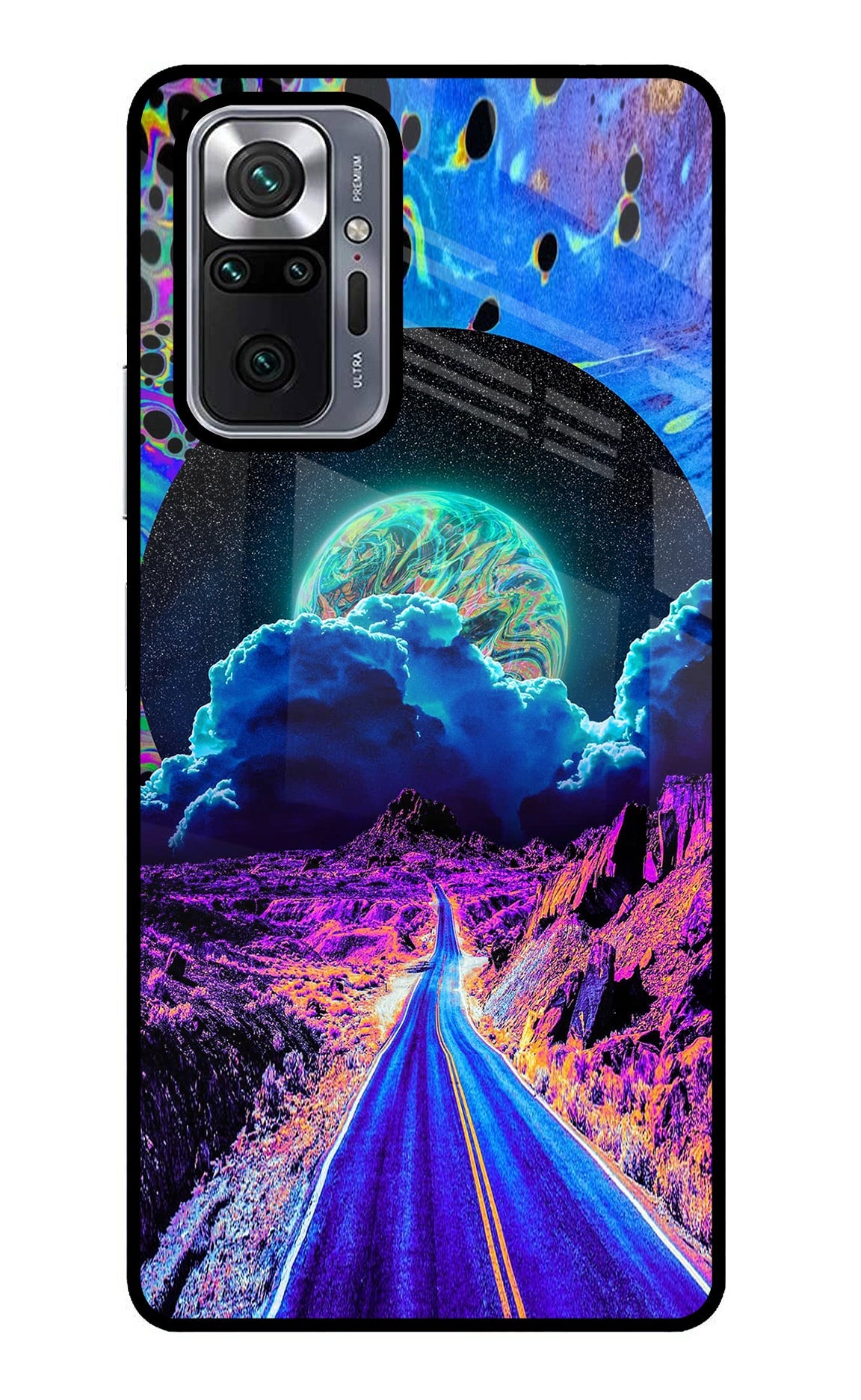 Psychedelic Painting Redmi Note 10 Pro Back Cover