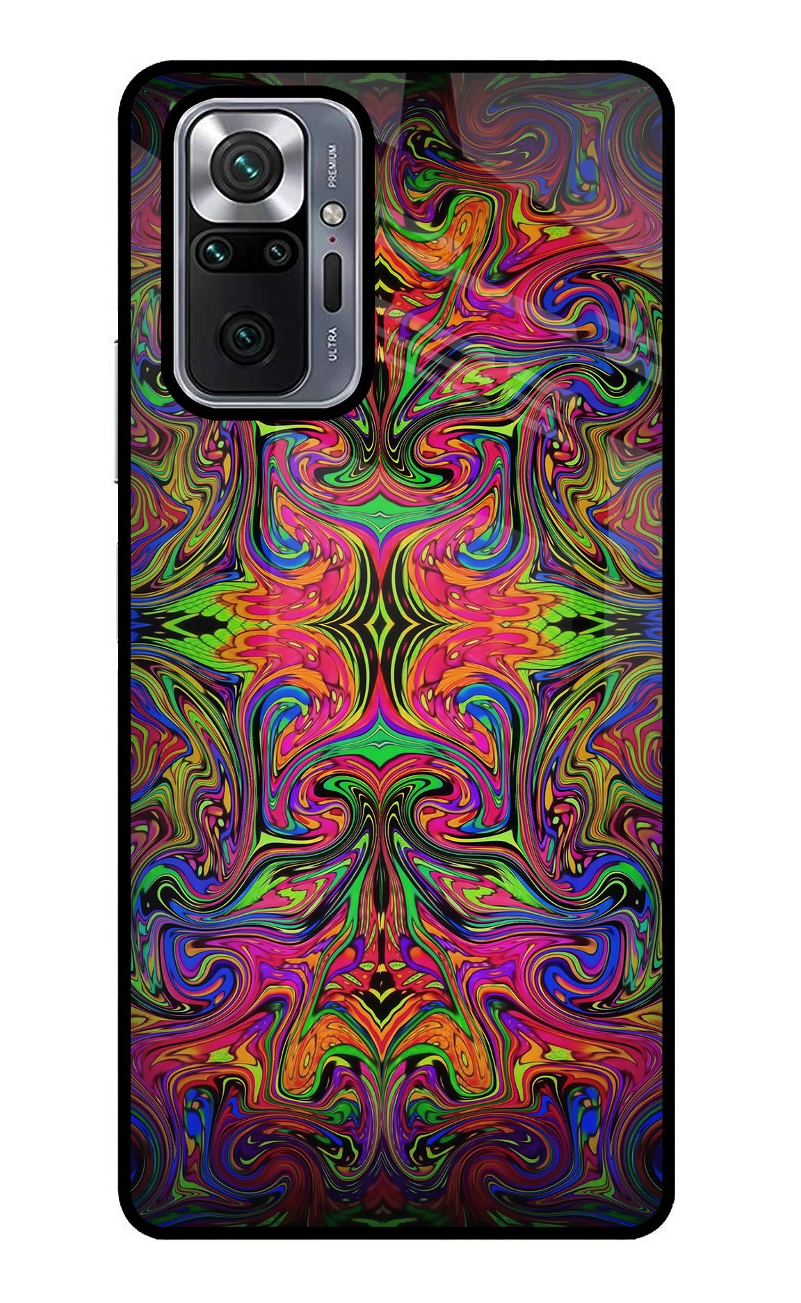 Psychedelic Art Redmi Note 10 Pro Glass Case