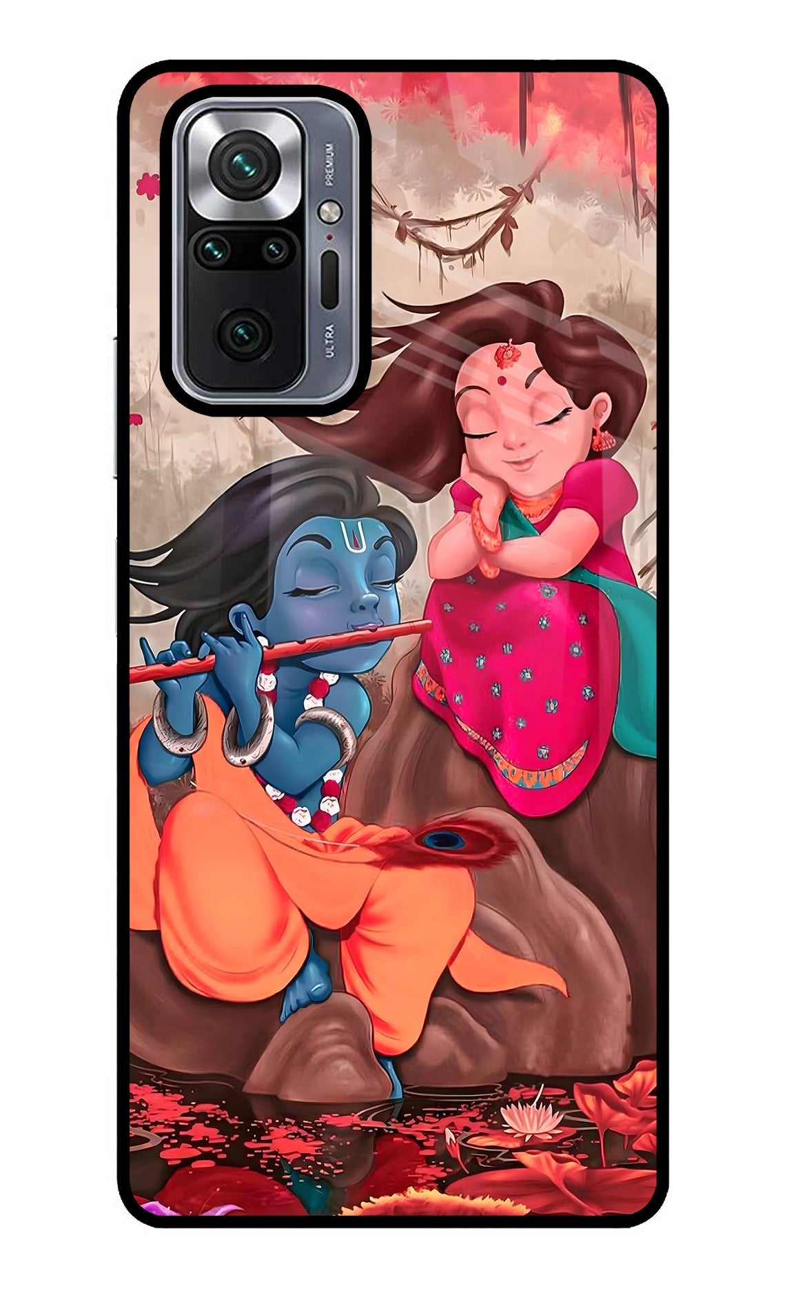 Radhe Krishna Redmi Note 10 Pro Glass Case