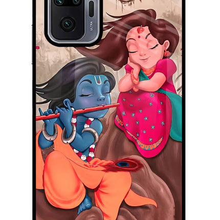 Radhe Krishna Redmi Note 10 Pro Glass Case
