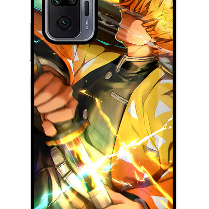 Demon Slayer Redmi Note 10 Pro Glass Case