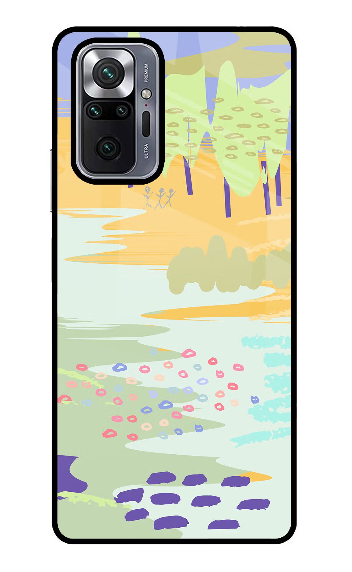 Scenery Redmi Note 10 Pro Glass Case Back Cover by Casekaro