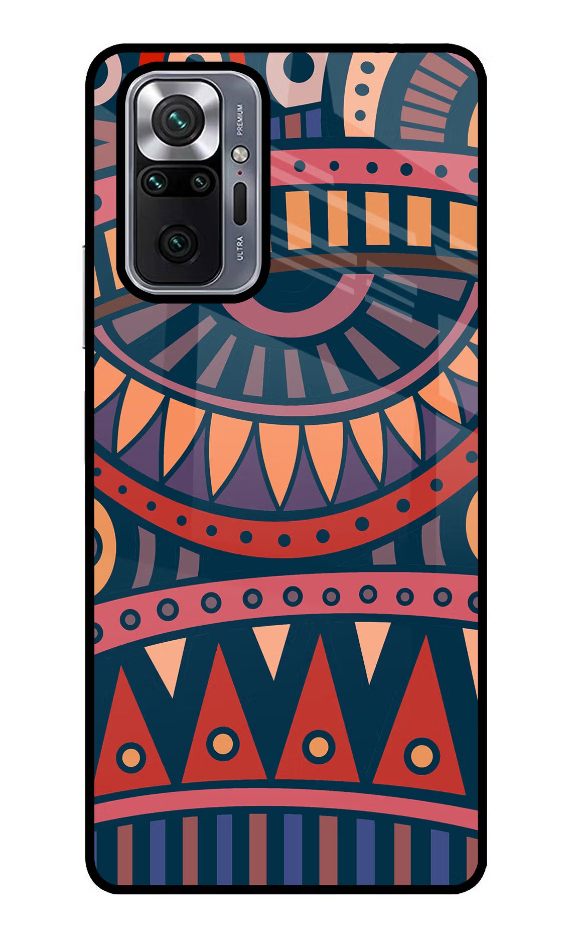 African Culture Design Redmi Note 10 Pro Glass Case Back Cover by Casekaro