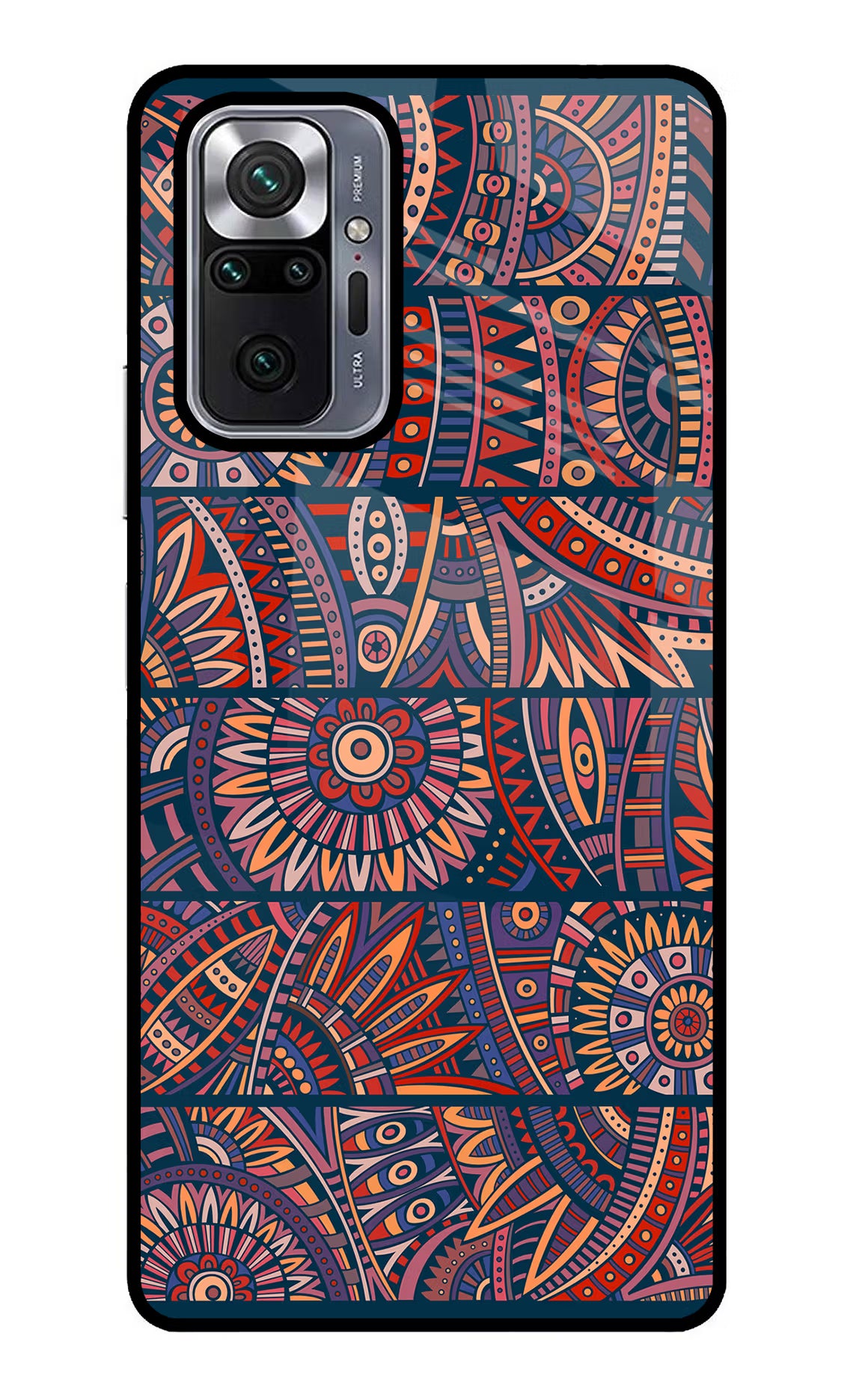 African Culture Design Redmi Note 10 Pro Glass Case Back Cover by Casekaro