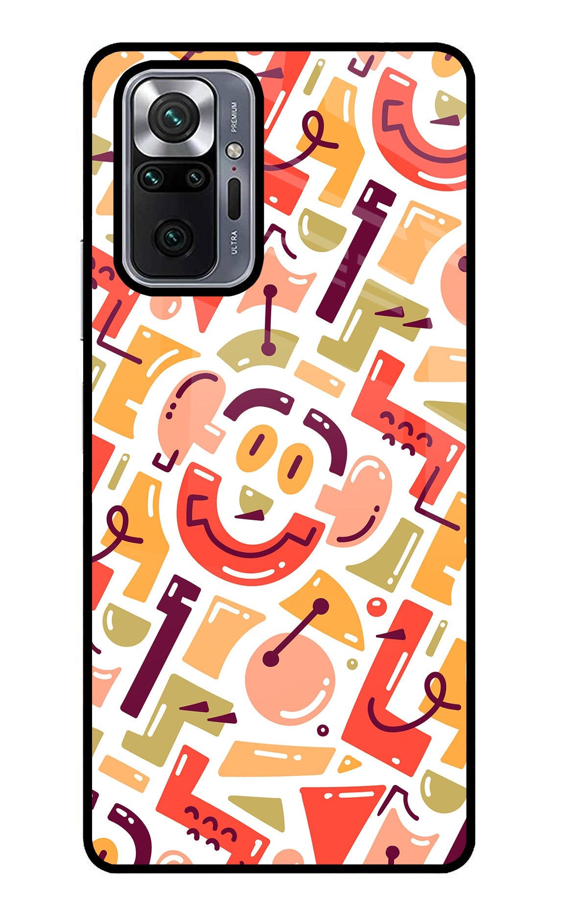 Doodle Pattern Redmi Note 10 Pro Back Cover