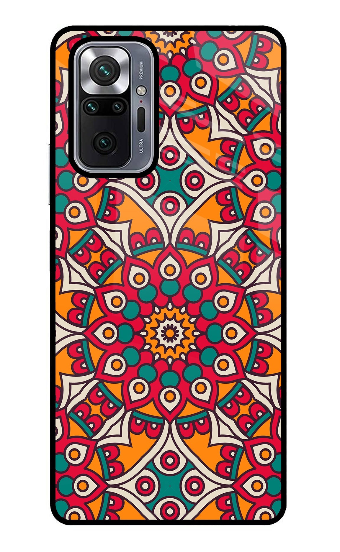 Mandala Art Redmi Note 10 Pro Glass Case