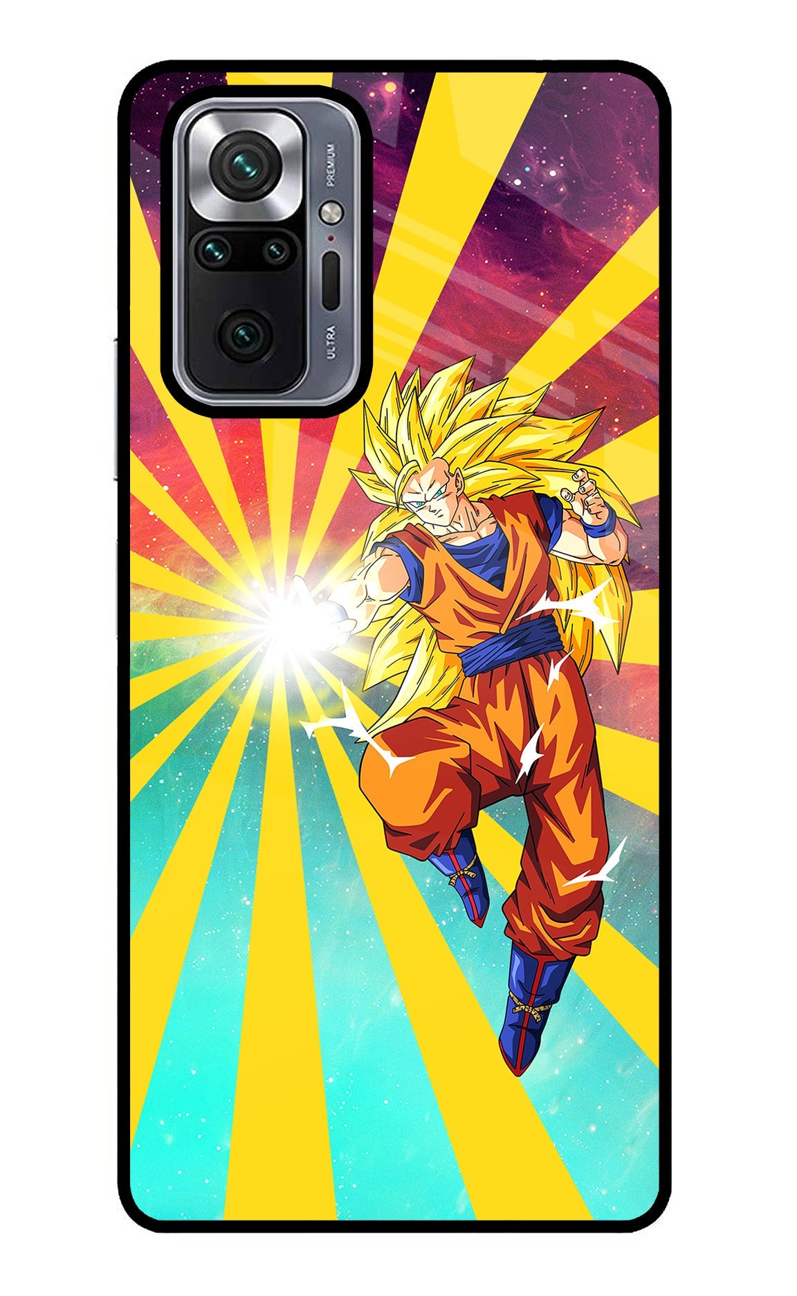 Goku Super Saiyan Redmi Note 10 Pro Glass Case