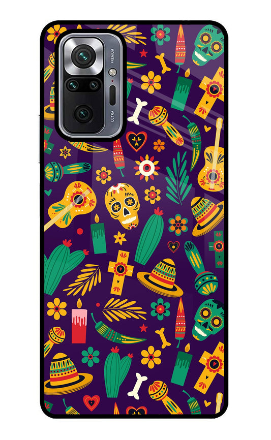 Mexican Artwork Redmi Note 10 Pro Glass Case