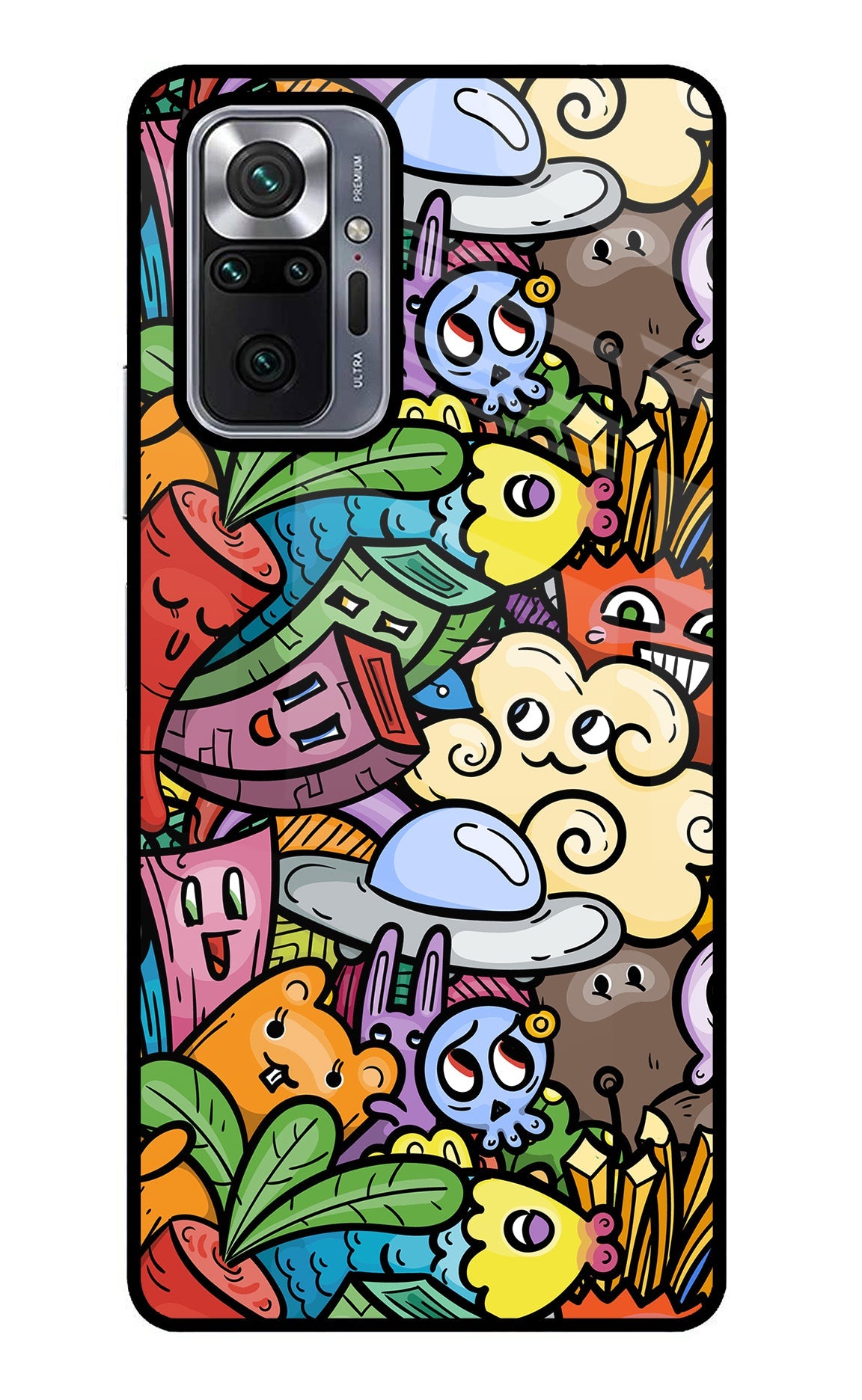 Veggie Doodle Redmi Note 10 Pro Back Cover