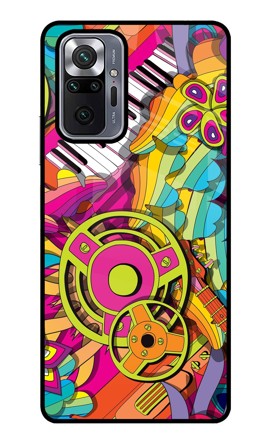 Music Doodle Redmi Note 10 Pro Back Cover