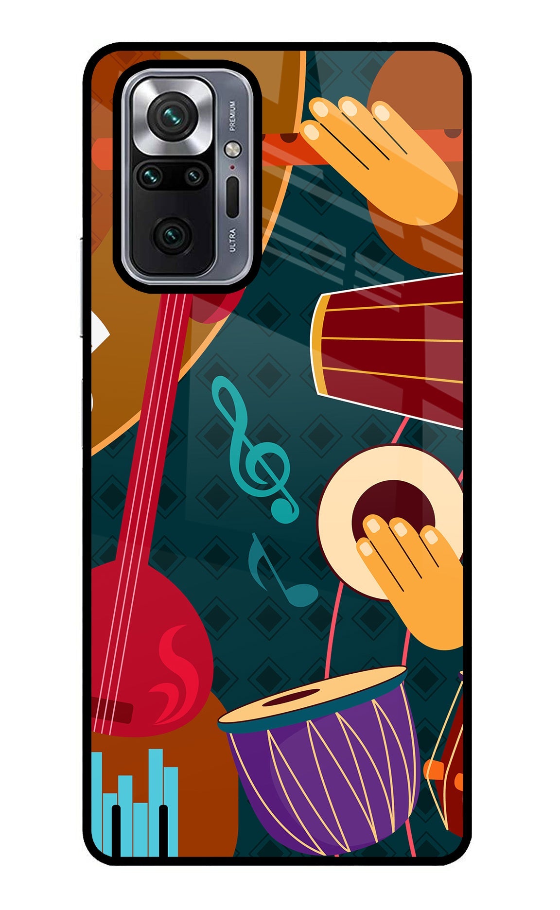 Music Instrument Redmi Note 10 Pro Back Cover