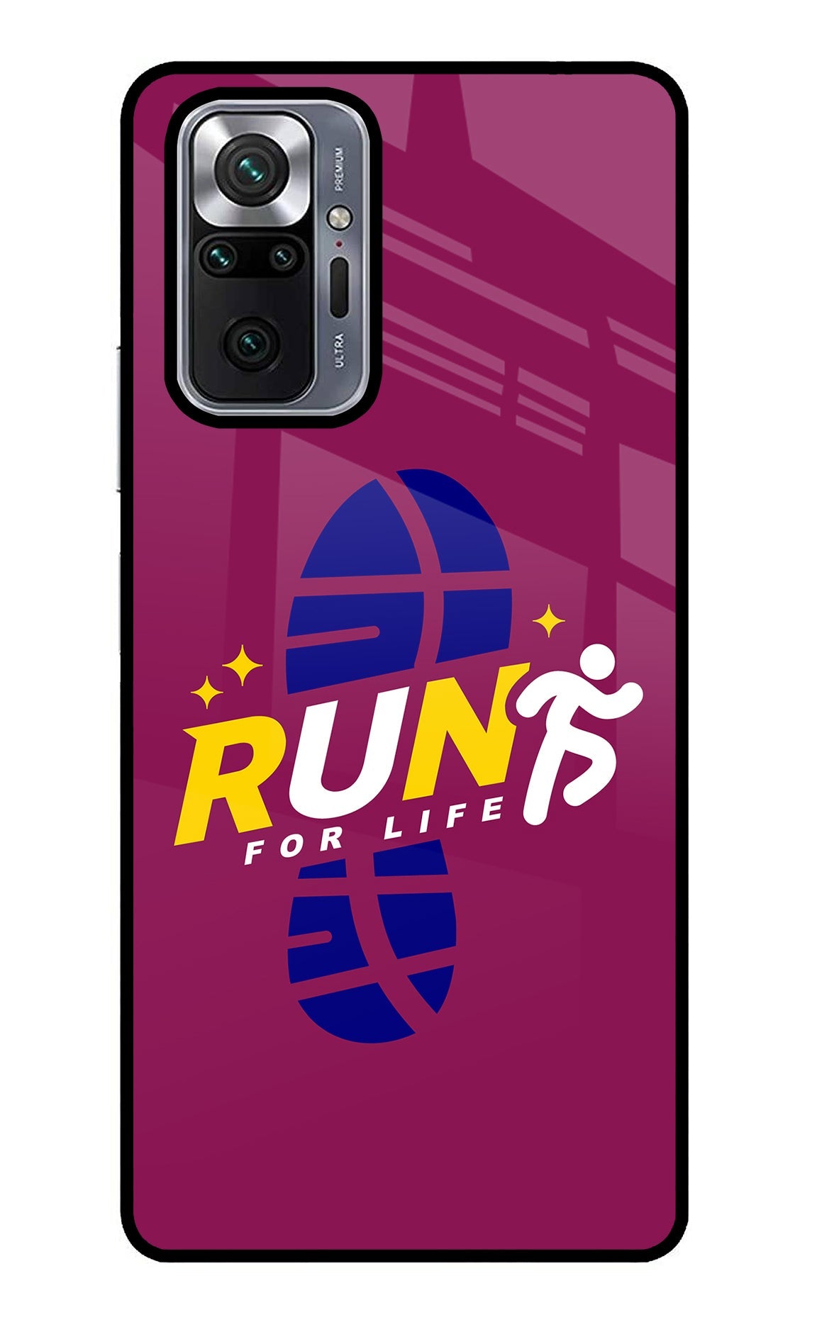 Run for Life Redmi Note 10 Pro Back Cover