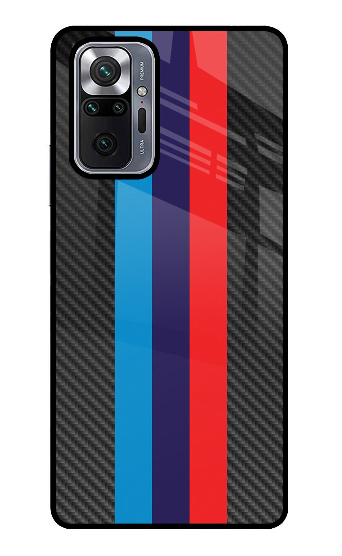 BMW Stripes Pattern Redmi Note 10 Pro Glass Case