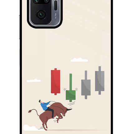 Bull Trading Momentum Redmi Note 10 Pro Glass Case