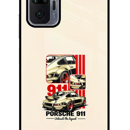 Classic Porsche 911 Redmi Note 10 Pro Glass Case