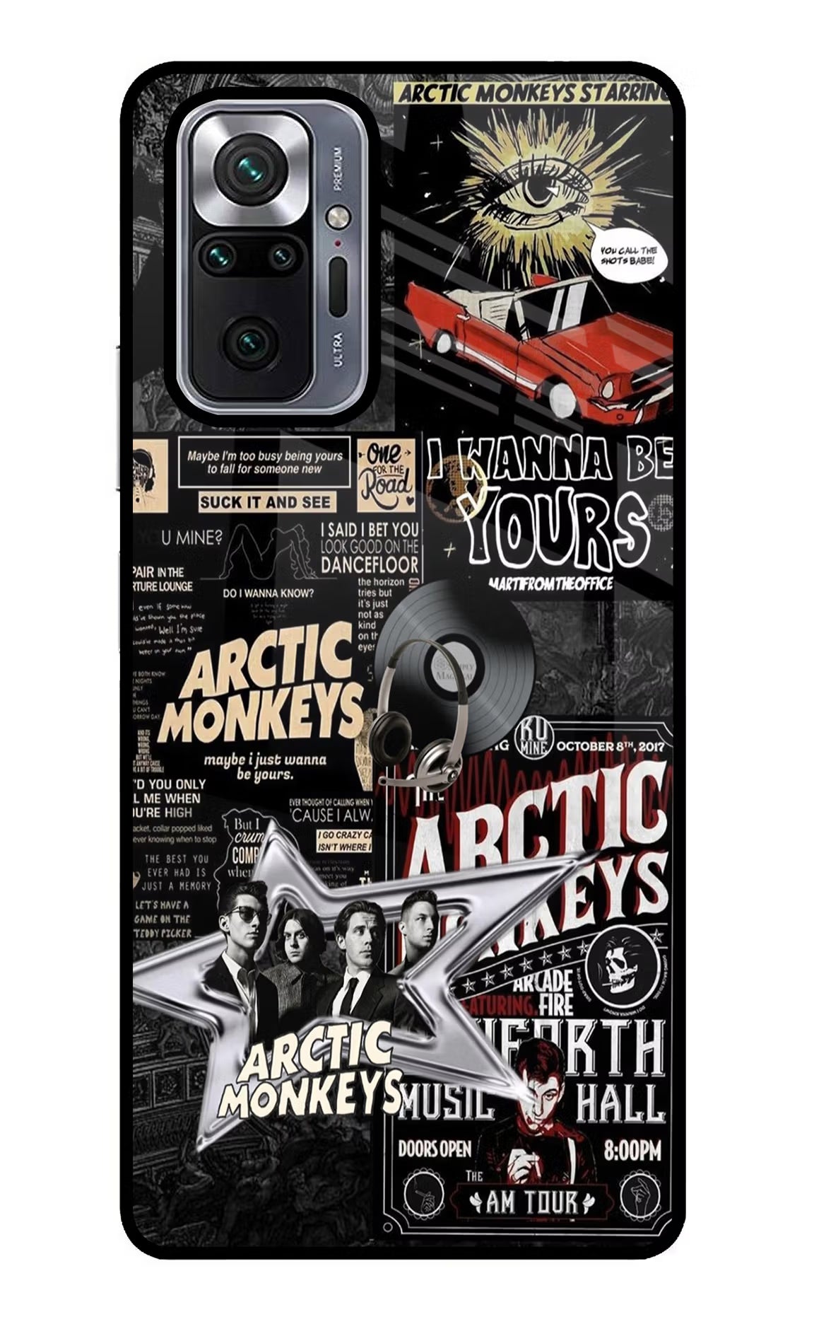 Arctic Monkeys Redmi Note 10 Pro Glass Case Back Cover by Casekaro
