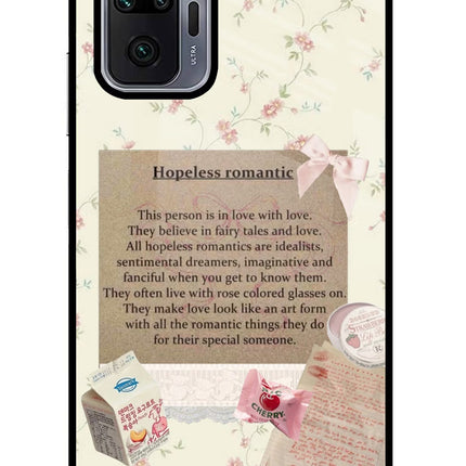Hopeless Romantic Redmi Note 10 Pro Glass Case