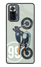 Classic Cafe Racer 99 Redmi Note 10 Pro Glass Case