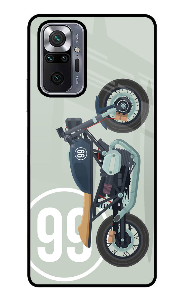 Classic Cafe Racer 99 Redmi Note 10 Pro Glass Case