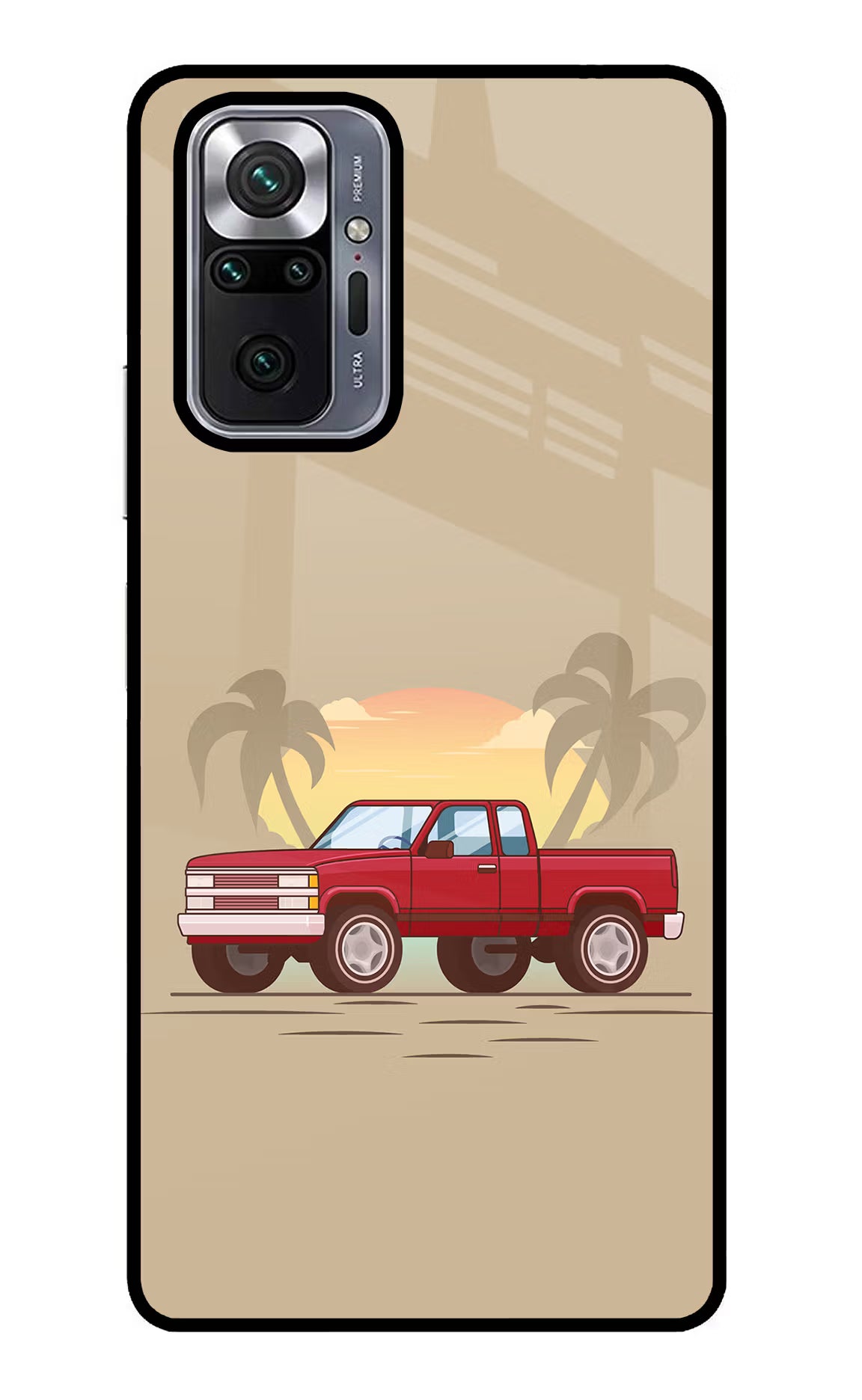 Desert Classic Drive Redmi Note 10 Pro Glass Case Back Cover by Casekaro