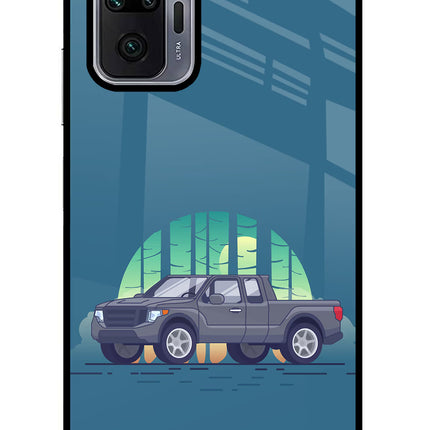 Retro Garage Vibe Redmi Note 10 Pro Glass Case