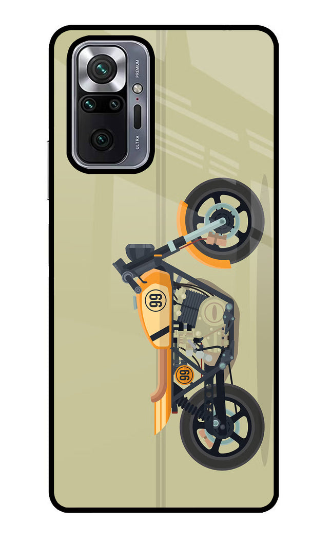 Vertical Speedster Redmi Note 10 Pro Glass Case