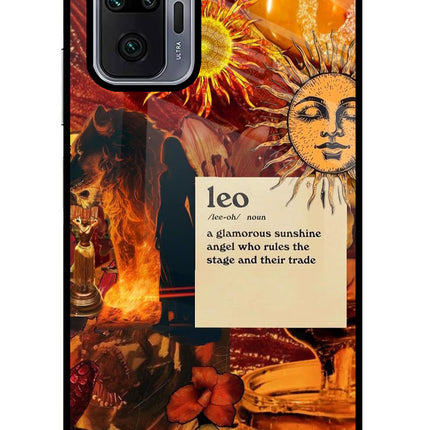 Leo Zodiac Redmi Note 10 Pro Glass Case
