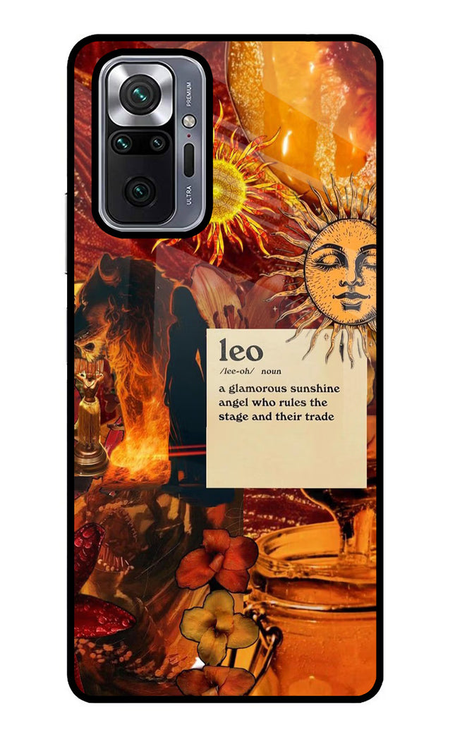 Leo Zodiac Redmi Note 10 Pro Glass Case