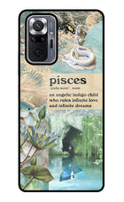 Pisces Zodiac Redmi Note 10 Pro Glass Case