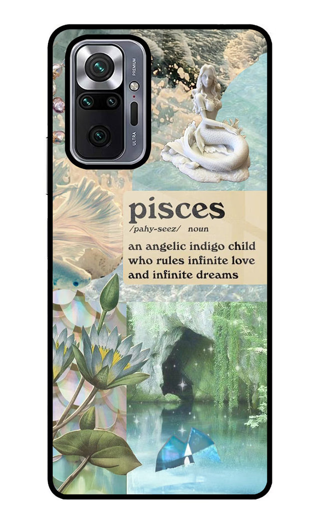 Pisces Zodiac Redmi Note 10 Pro Glass Case