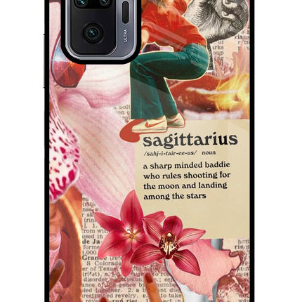 Sagittarius Zodiac Redmi Note 10 Pro Glass Case