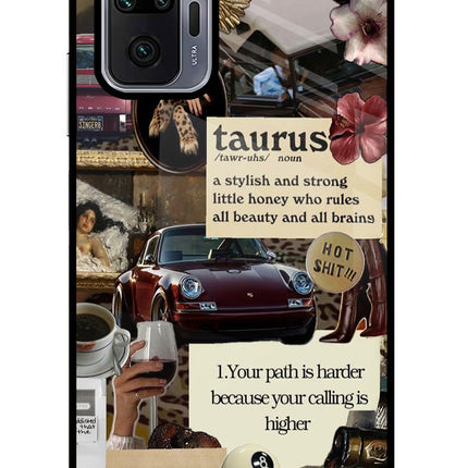 Taurus Zodiac Redmi Note 10 Pro Glass Case