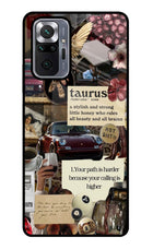 Taurus Zodiac Redmi Note 10 Pro Glass Case