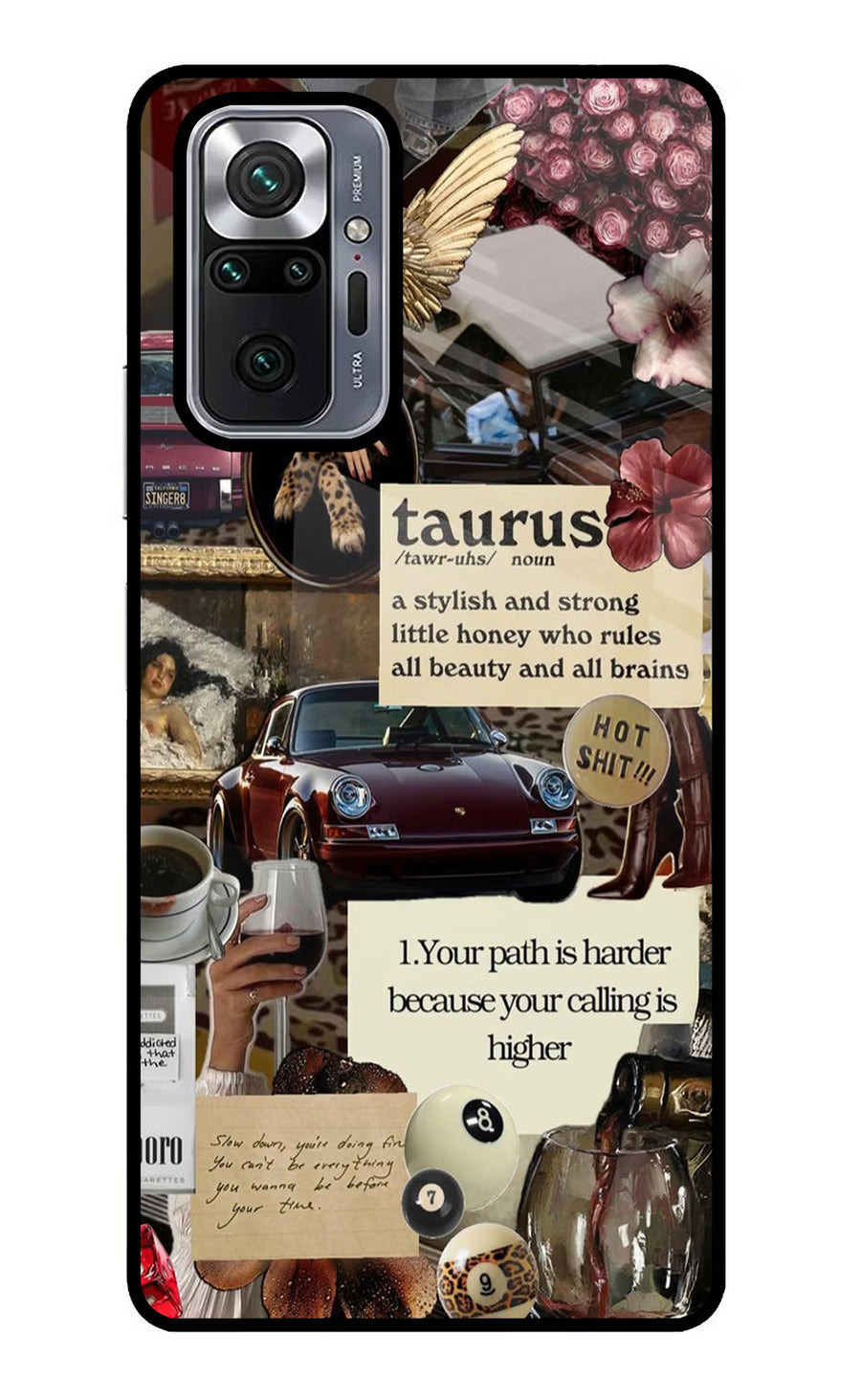 Taurus Zodiac Redmi Note 10 Pro Back Cover, Metal case
