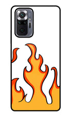 Fired Up – White Redmi Note 10 Pro Glass Case