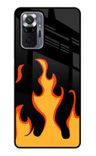 Fired Up – Black Redmi Note 10 Pro Glass Case