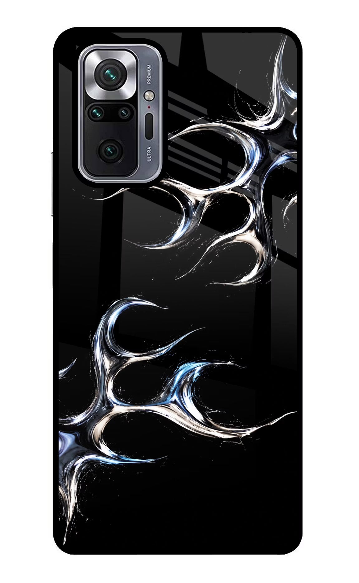 Chrome Tribal Redmi Note 10 Pro Glass Case Back Cover by Casekaro