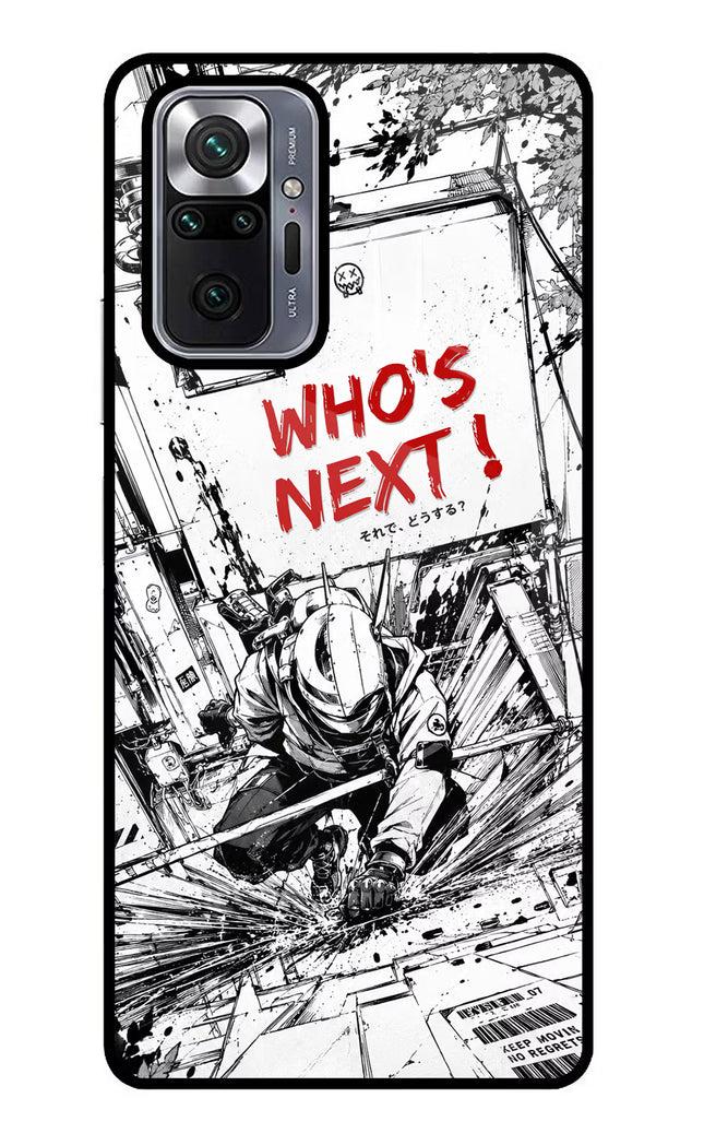 Who's Next Redmi Note 10 Pro Glass Case