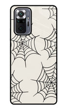 Spider Web Redmi Note 10 Pro Glass Case